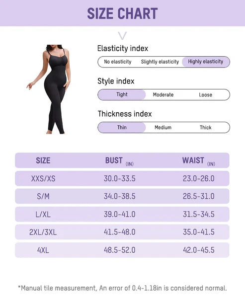 Full Body Shaper High Waisted Tummy Control Bodysuit