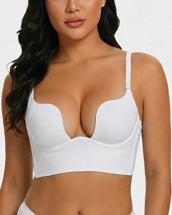 Low Cut U-Shaped Backless Bra