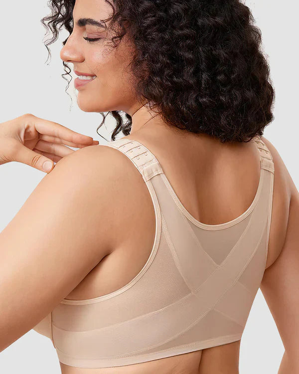 Women's Front Closure Bras Plus Size Underwire Unlined Back