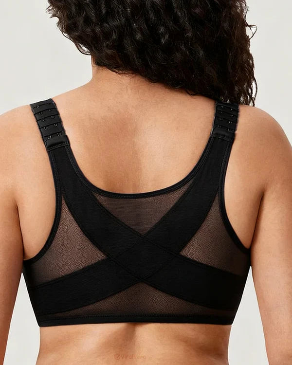 Women's Front Closure Bras Plus Size Underwire Unlined Back
